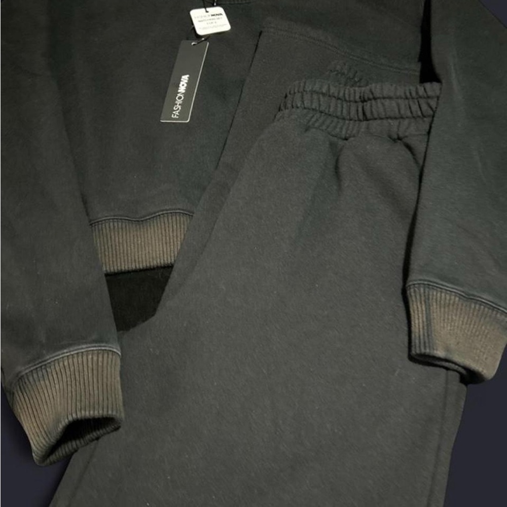 Fashion Nova Men's Charcoal Joggers